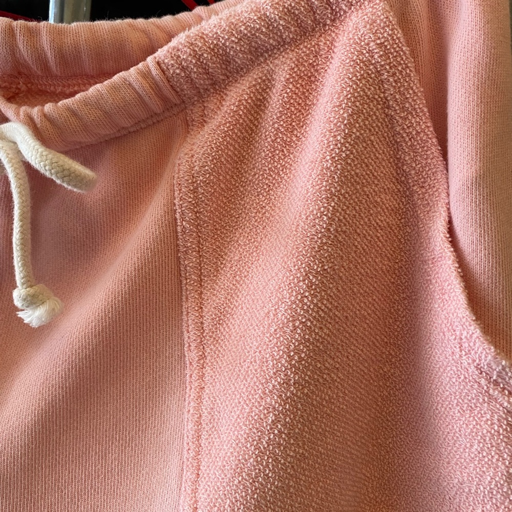 Aerie Pastel Pink Terry Drawstring Sweat Shorts - Picture 5 of 9
